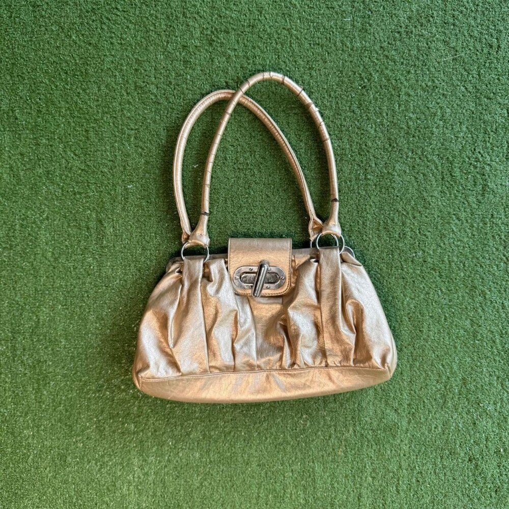 Metallic Gold Shoulder Bag